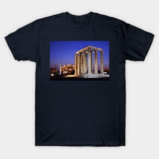 The Temple of Olympian Zeus & the Acropolis T-Shirt